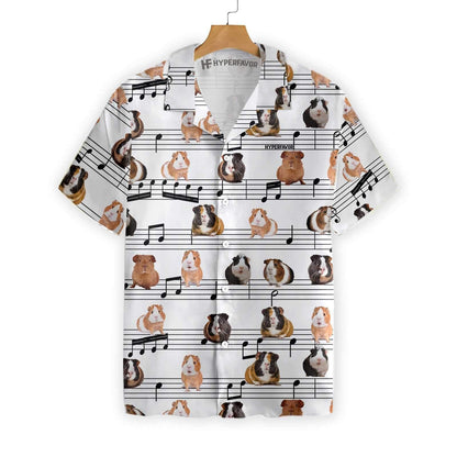 The Guinea Pig Song Design Hawaiian Shirt, Hawaiian Shirt Gift, Christmas Gift