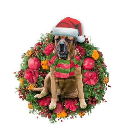 Bull Mastiff Christmas Ornament, Happy Christmas Ornament, Christmas Gift, Christmas Decoration