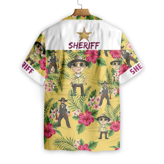 Proud Sheriff Hawaiian Shirt, Hawaiian Shirt Gift, Christmas Gift