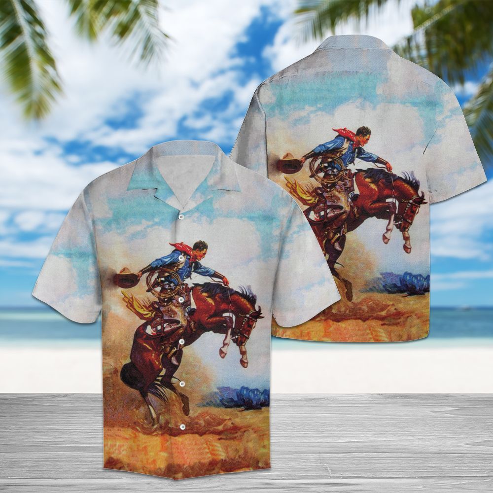 Amazing Cowboy Hawaiian Shirt, Hawaiian Shirt Gift, Christmas Gift