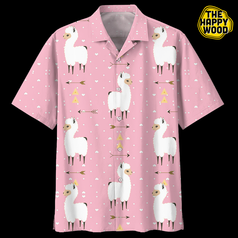 Llama Hawaiian Shirt, Hawaiian Shirt Gift, Christmas Gift
