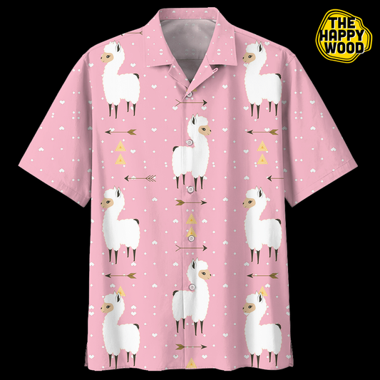 Llama Hawaiian Shirt, Hawaiian Shirt Gift, Christmas Gift
