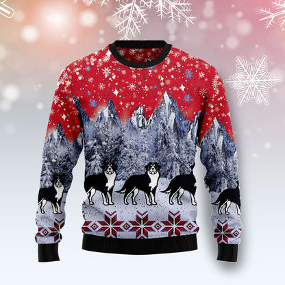 Bernese Mountain Dog Snow Ugly Christmas Sweater, Christmas Ugly Sweater,Christmas Gift,Gift Christmas 2022