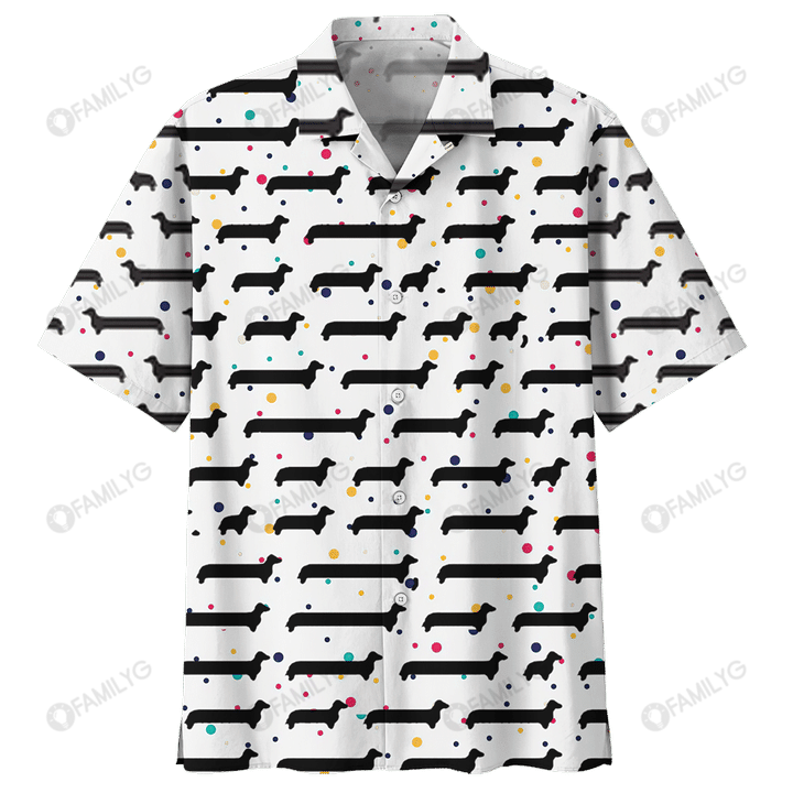 Weiner Dog Shirts - Dachshund Hawaiian Shirt, Hawaiian Shirt Gift, Christmas Gift