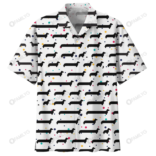 Weiner Dog Shirts - Dachshund Hawaiian Shirt, Hawaiian Shirt Gift, Christmas Gift