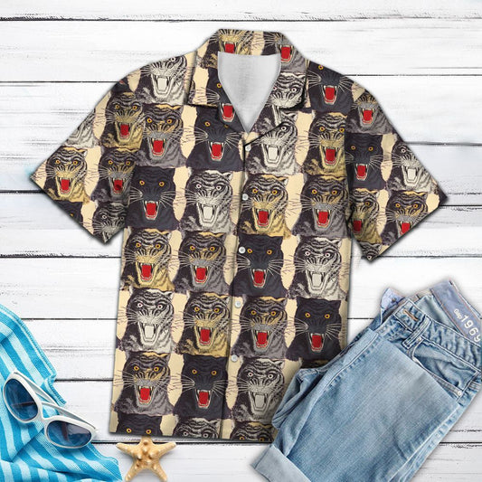 Angry Tiger Hawaiian Shirt, Christmas Gift