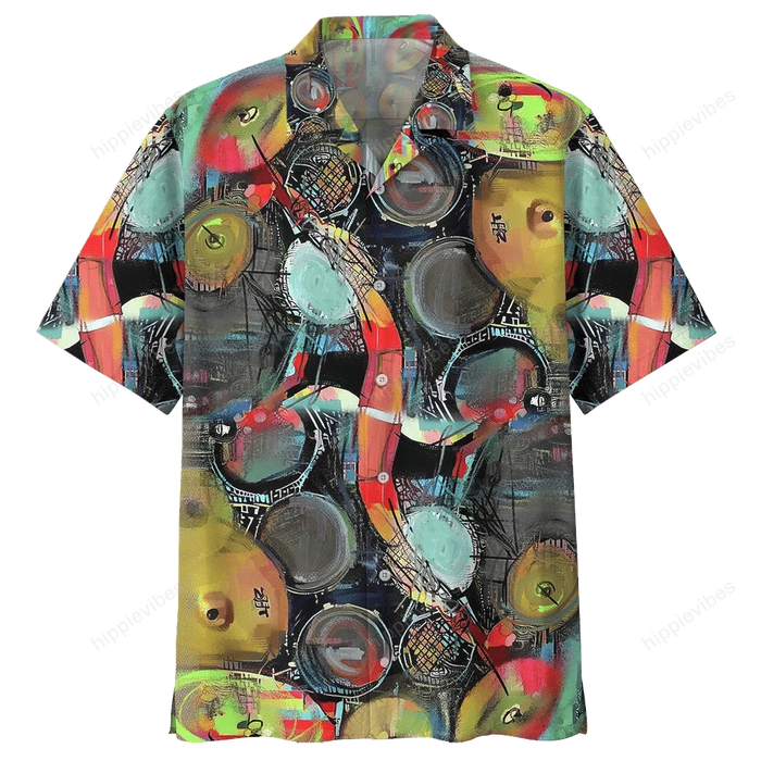 Cool Lifestyle Gift For Drum Lovers Design Hawaiian Shirt, Hawaiian Shirt Gift, Christmas Gift