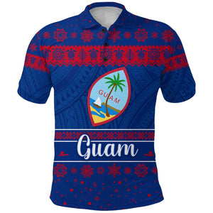 (Custom Personalised) Guam Christmas Polo Shirt Simple Style, Hawaiian Shirt Gift, Christmas Gift