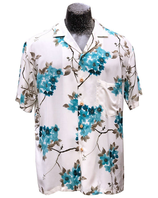 Sakura Hawaiian Aloha Shirt Hawaiian Shorts Beach Short Sleeve, Hawaiian Shirt Gift, Christmas Gift