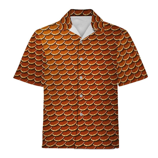 Fish Skin Hawaiian Aloha Shirt Hawaiian Shorts Beach Short Sleeve, Hawaiian Shirt Gift, Christmas Gift