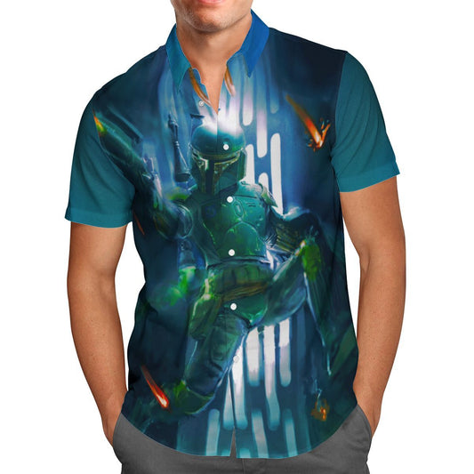 Boba fett Hawaiian shirt, Hawaiian Shirt Gift, Christmas Gift