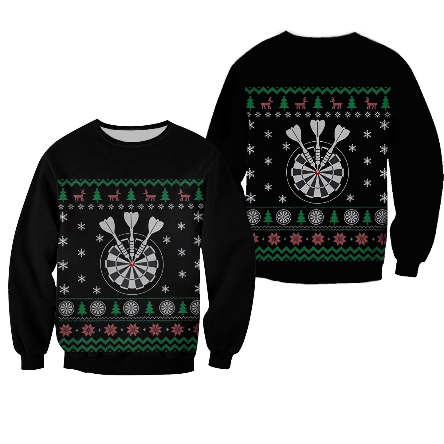 Darts Christmas Patterns Sweater, Christmas Ugly Sweater, Christmas Gift, Gift Christmas 2024