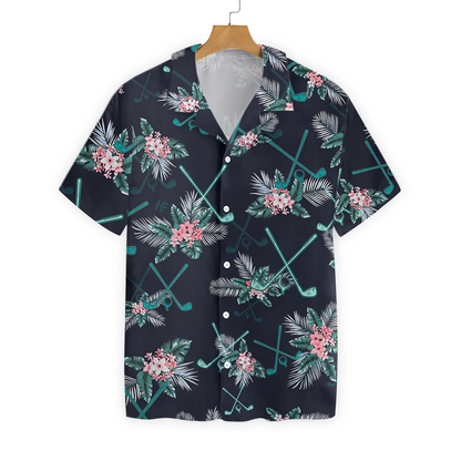 For Men And Women, Golf Tropical Green Hawaiian Shirt  Crazy Funny Hawaiian Shirt  Vintage Hawaiian Shirt, Hawaiian Shirt Gift, Christmas Gift