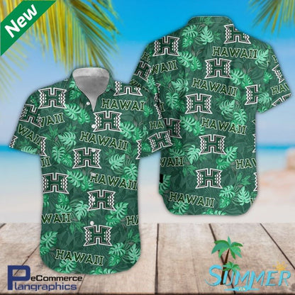Hawaii Rainbow Warriors Hawaiian Aloha Shirt Hawaiian Shorts Beach Short Shirt, Hawaiian Shirt Gift, Christmas Gift