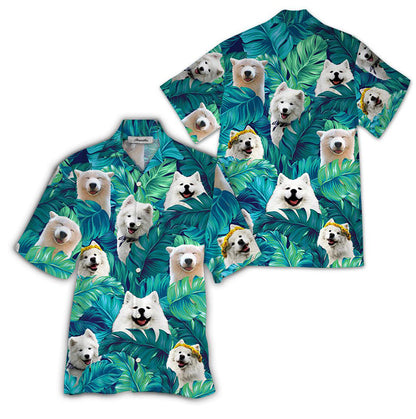 Damoyed Hawaiian Shirt, Hawaiian Shirt Gift, Christmas Gift