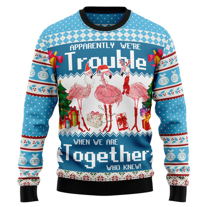 Flamingo Together Ugly Christmas Sweater,Christmas Ugly Sweater,Christmas Gift,Gift Christmas 2024