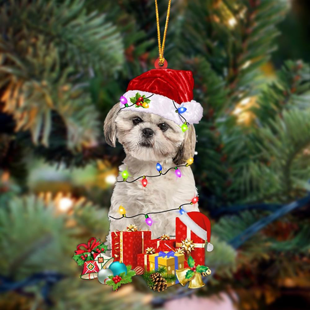 Shih Tzu-Dog Be Christmas Tree Hanging Christmas Plastic Hanging Ornament, Christmas Gift, Christmas Decoration