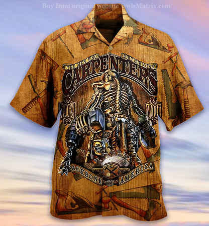 Carpenter Vintage Love America - Hawaiian Shirt, Hawaiian Shirt Gift, Christmas Gift