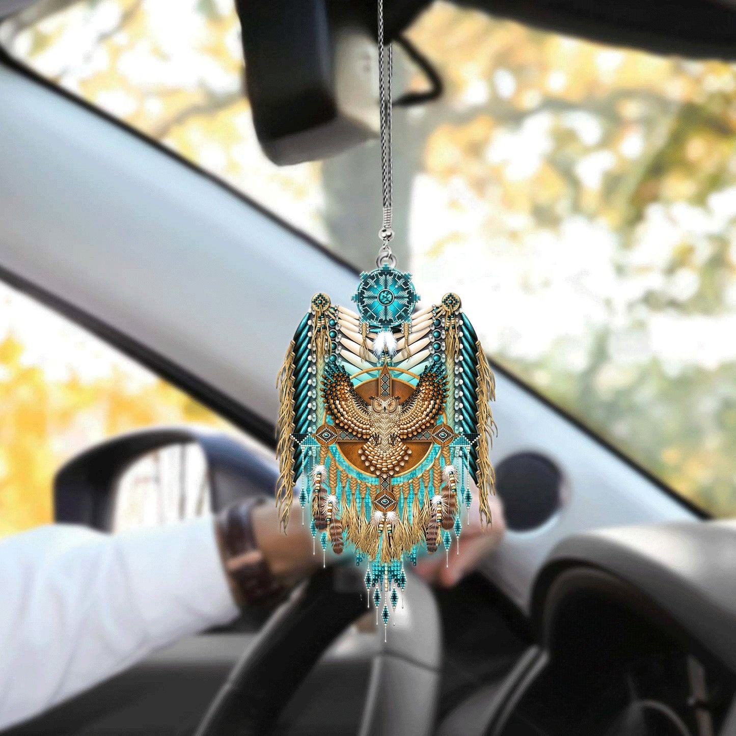 Native American Car Hanging Ornament, Auto Hanging Ornaments, Christmas Decoration