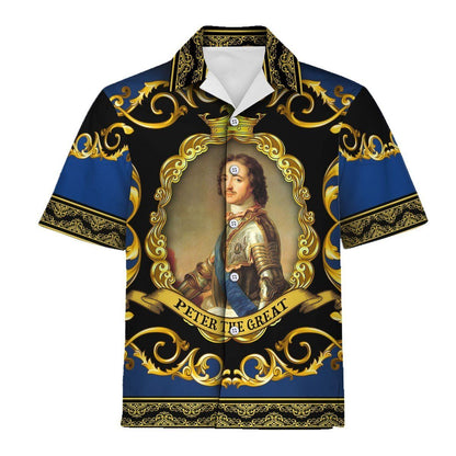 Qm815 Peter The Great Hawaiian Aloha Shirt Hawaiian Shorts Beach Short Sleeve, Hawaiian Shirt Gift, Christmas Gift