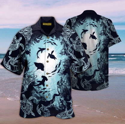 Aquarium Life Hawaiian Shirt – Dnstyles, Hawaiian Shirt Gift, Christmas Gift