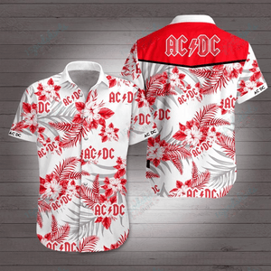 AcDc Hawaiian Shirt, Hawaiian Shirt Gift, Christmas Gift