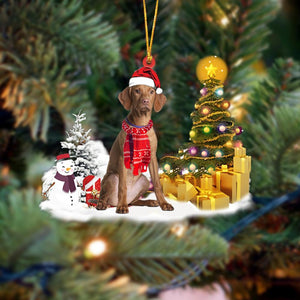 Ornament-Vizsla Christmas Ornament Dog Ornament, Car Ornament, Christmas Ornament-1