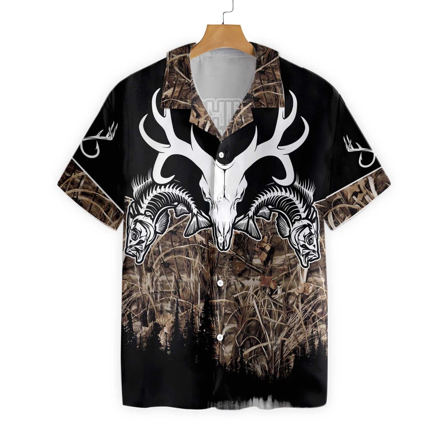 Hunting Design Hawaiian Shirt Fishing Solve All My Problems, Hawaiian Shirt Gift, Christmas Gift