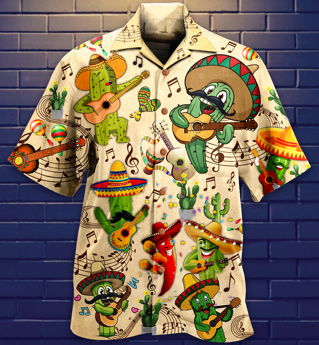 Cactus Love Music Limited - Hawaiian Shirt, Hawaiian Shirt Gift, Christmas Gift
