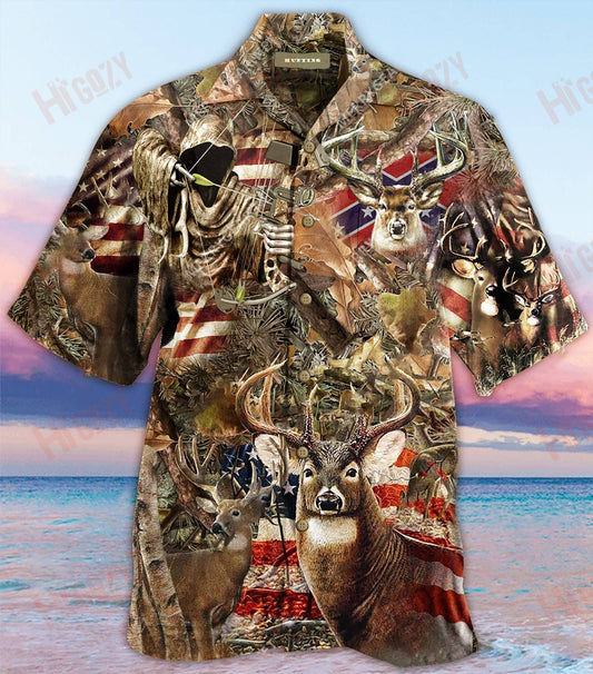Amazing Hunting Short Sleeve Shirt Ocean Hawaiian T Shirts Vintage Hawaiian Shirts Funny Hawaiian Shirts, Hawaiian Shirt Gift, Christmas Gift