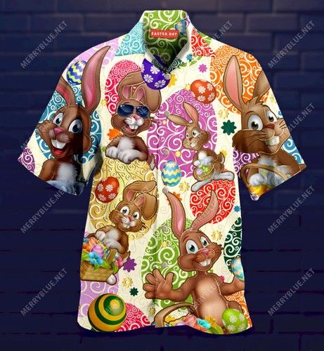 Happy Easter Day Unisex Hawaiian Shirt, Hawaiian Shirt Gift, Christmas Gift