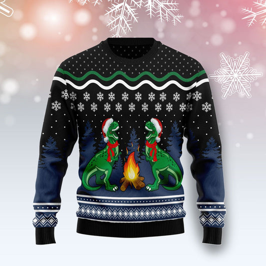 Camping Rex Ugly Christmas Sweater, Christmas Ugly Sweater,Christmas Gift,Gift Christmas 2022