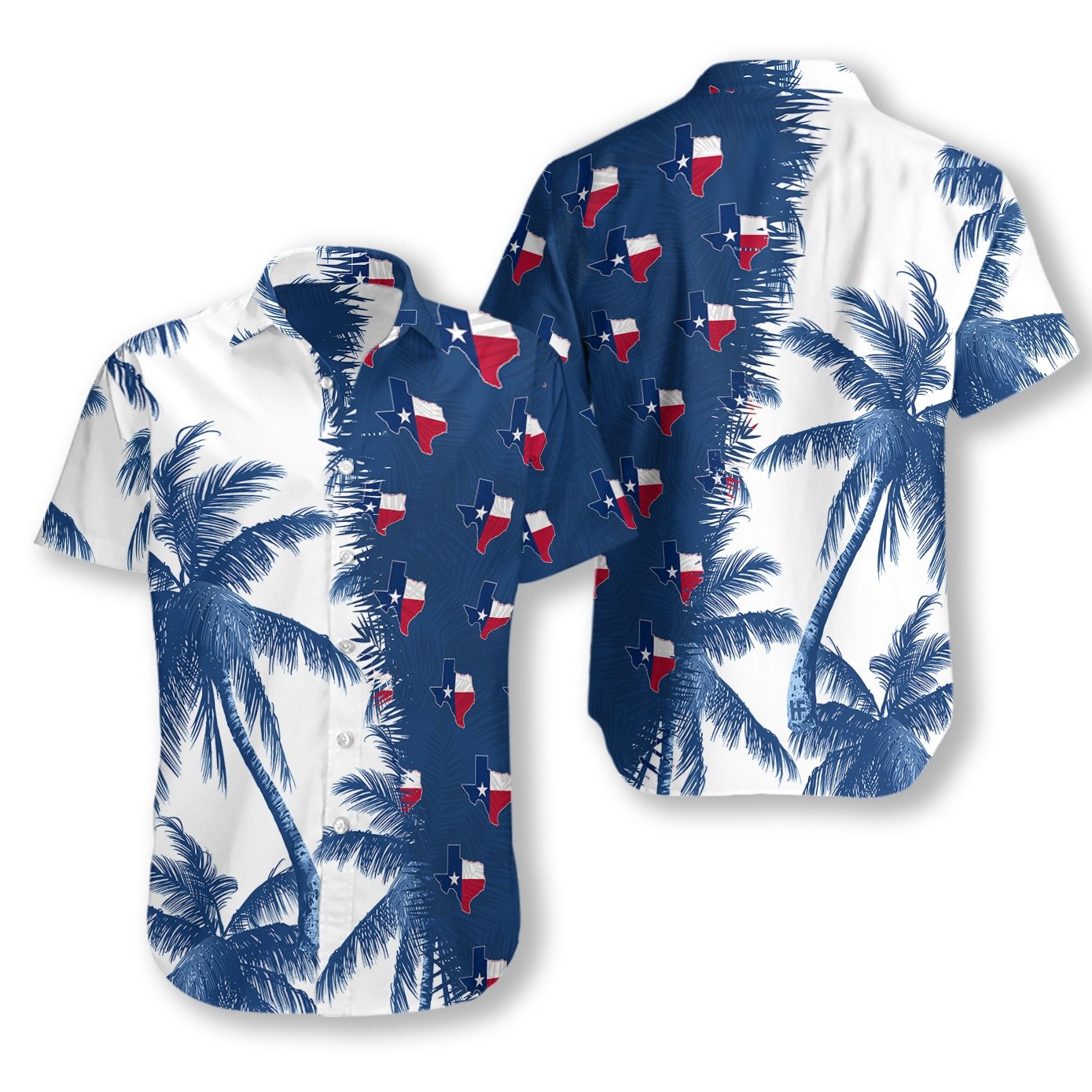Texas Hawaiian 3D All Over Printed Hawaiian Shirt, Hawaiian Shirt Gift, Christmas Gift
