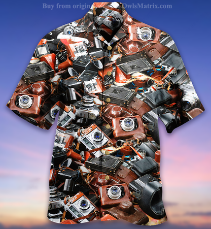 Camera Retro Love Life - Hawaiian Shirt, Hawaiian Shirt Gift, Christmas Gift