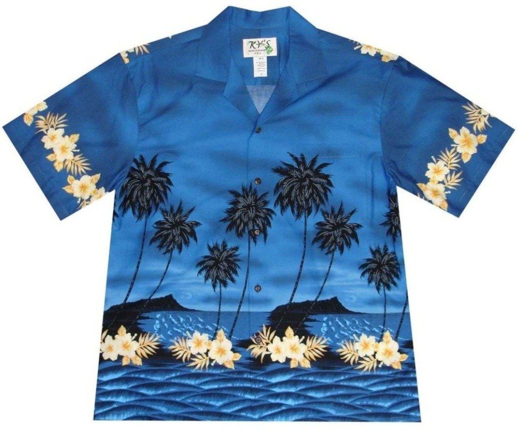 Dawn At Diamond Head Hawaiian Aloha Shirt Hawaiian Shorts Beach Short Sleeve, Hawaiian Shirt Gift, Christmas Gift