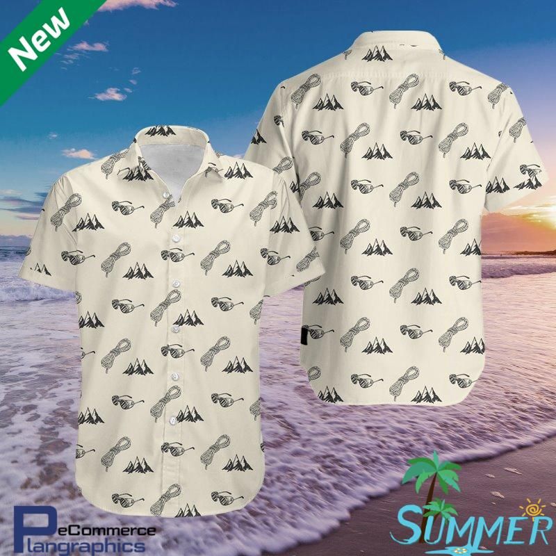 Mountain Hiking Aloha Shirt Hawaiian Aloha Shirt Hawaiian Shorts Beach Short Shirt, Hawaiian Shirt Gift, Christmas Gift