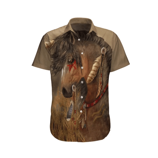 Magic Horse Watercolor Design Hawaiian Shirt,Hawaiian Shirt Gift, Christmas Gift