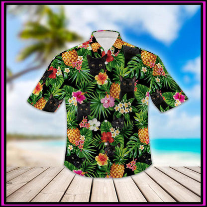 Cat Pineapple hawaiian shirt, Hawaiian Shirt Gift, Christmas Gift