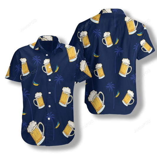 Beer Hawaiian Shirt Ez15 2610 Hawaiian Shirt, Hawaiian Shirt Gift, Christmas Gift
