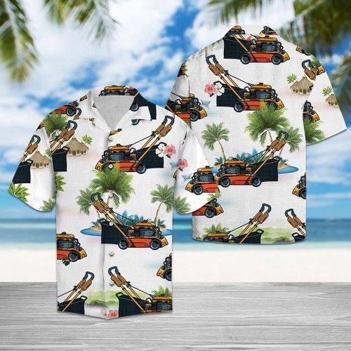 Lawn Mower Lover Hawaiian Shirt Summer, Hawaiian Shirt Gift, Christmas Gift