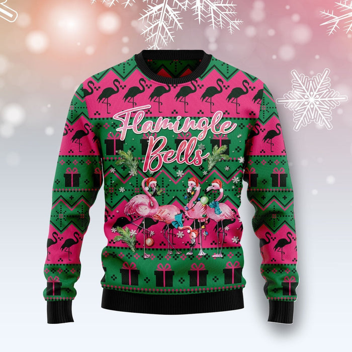 Flamingle Bells Xmas Ugly Christmas Sweater, Christmas Gift, Gift Christmas 2024