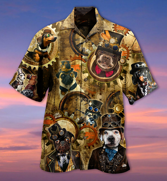Dogs Machine - Hawaiian Shirt, Hawaiian Shirt Gift, Christmas Gift
