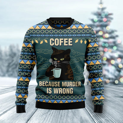 Coffee Cat Ugly Christmas Sweater,Christmas Gift,Gift Christmas 2024