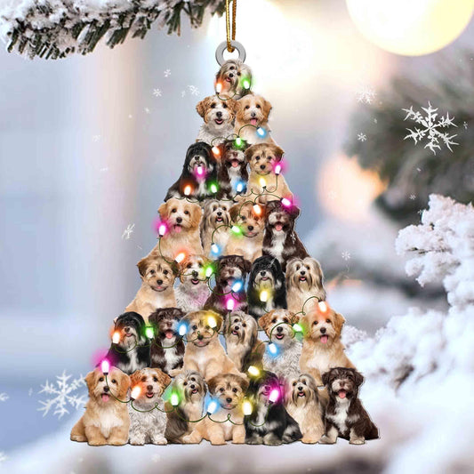 Havanese lovely tree gift for Havanese lover gift for dog lover ornament, Christmas Gift,Christmas Decoration