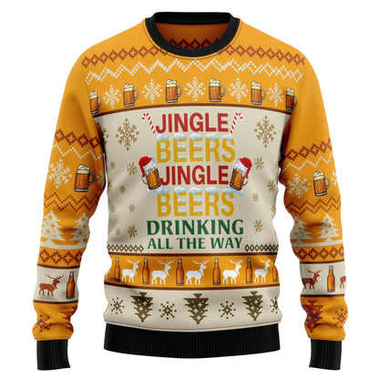 Jingle Beer Ugly Christmas Sweater,Christmas Ugly Sweater,Christmas Gift,Gift Christmas 2024