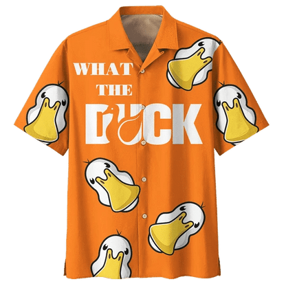 Face Duck Background Design Hawaiian Shirt,Hawaiian Shirt Gift, Christmas Gift