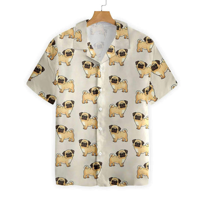 Enticing Cute Pugs For You Hawaiian Shirt, Hawaiian Shirt Gift, Christmas Gift