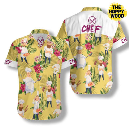Chef Hawaiian Hawaii Shirt, Hawaiian Shirt Gift, Christmas Gift
