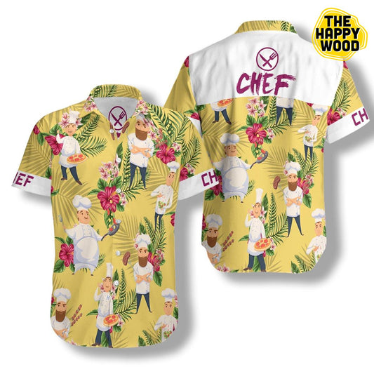 Chef Hawaiian Hawaii Shirt, Hawaiian Shirt Gift, Christmas Gift