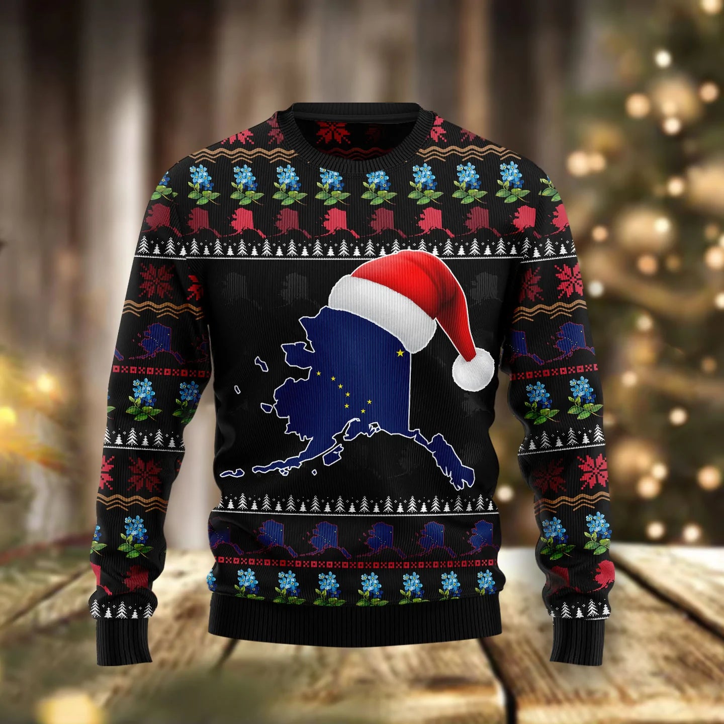 Alaska Christmas unisex womens & mens, couples matching, friends Christmas Ugly Sweater ,Christmas Gift,Gift Christmas 2024